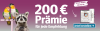 Werbebanner: 200 € Prämie für jede Zeitungs-Empfehlung. Slogan: Immer wissen, was los ist. Jetzt bestellen.