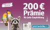 Werbebanner: 200 € Prämie für jede Zeitungs-Empfehlung. Slogan: Immer wissen, was los ist. Jetzt bestellen.