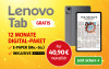 Werbebanner: Lenovo Tab gratis zum 12 Monate Digital-Paket mit E-Paper (Mo-So) für 40,90 € monatlich. Jetzt sichern!